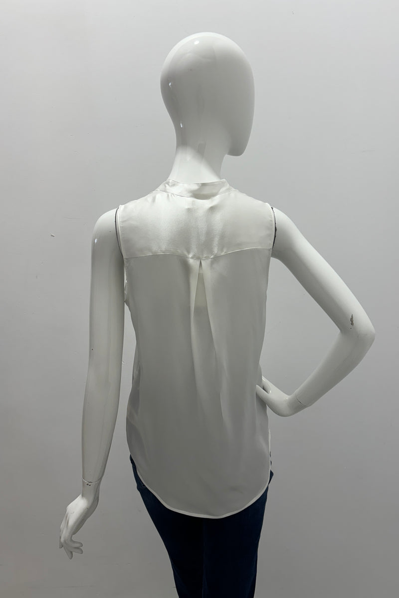 L'Agence Hendrix Silk Sleeveless Blouse