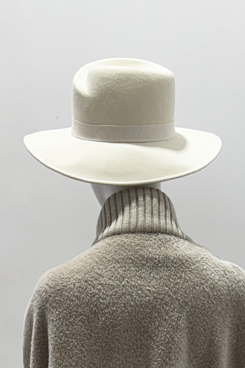 Cinzia Rocca Wool Felt Fedora Hat With Ruban