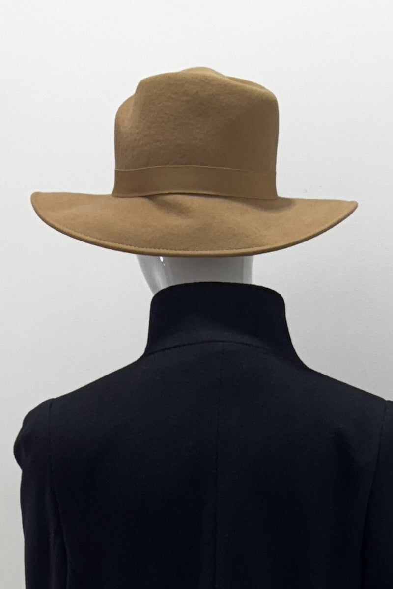 Cinzia Rocca Wool Felt Fedora Hat With Ruban