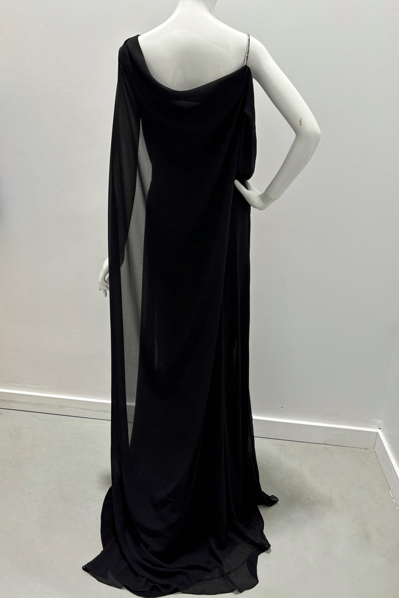 Gemy Maalouf Asymmetrical Neckline Gown