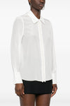 Alice & Olivia Willa Beaded Silk Top