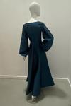 Greta Constantine Rowel Gown with Gathered Sleeve