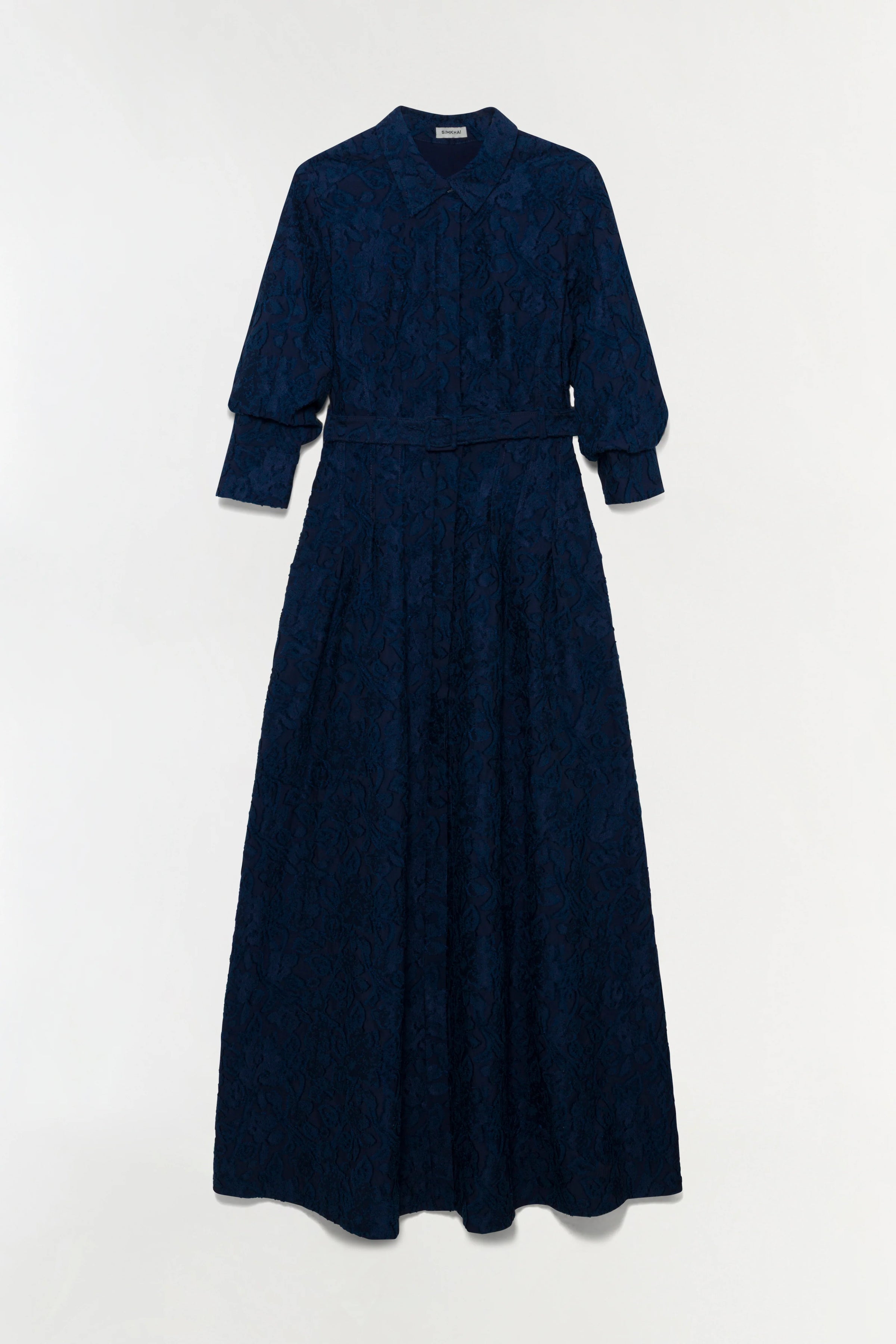Simkhai Courtney L/S Belted Gown