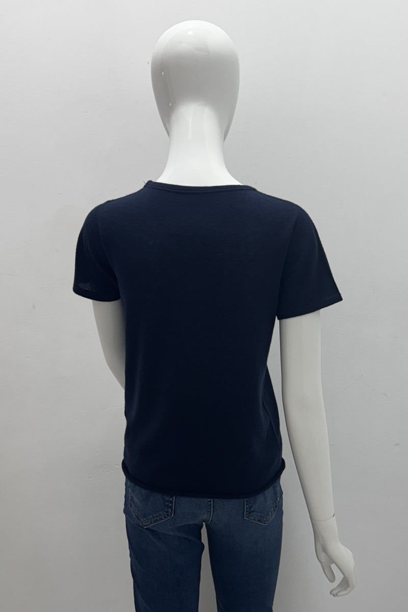 Majestic Filatures Cashmere Short Sleeve Crewneck T-Shirt