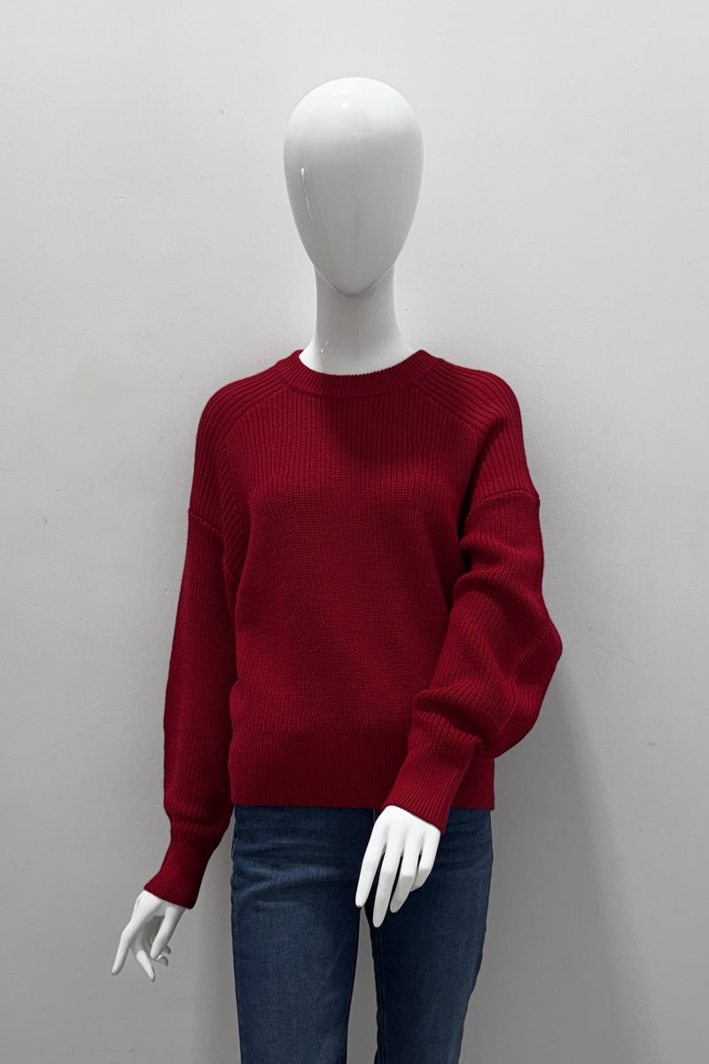 Majestic Filatures Merino Rib Crewneck Sweater