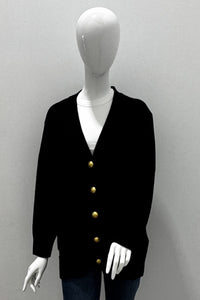 Majestic Filatures Wool Cashmere V-Neck Cardigan