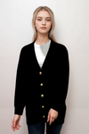 Majestic Filatures Wool Cashmere V-Neck Cardigan