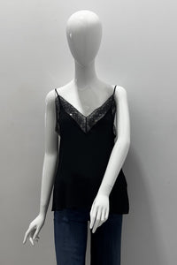 Marella Spuma Silk Camisole With Lace Details