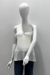 Marella Spuma Silk Camisole With Lace Details