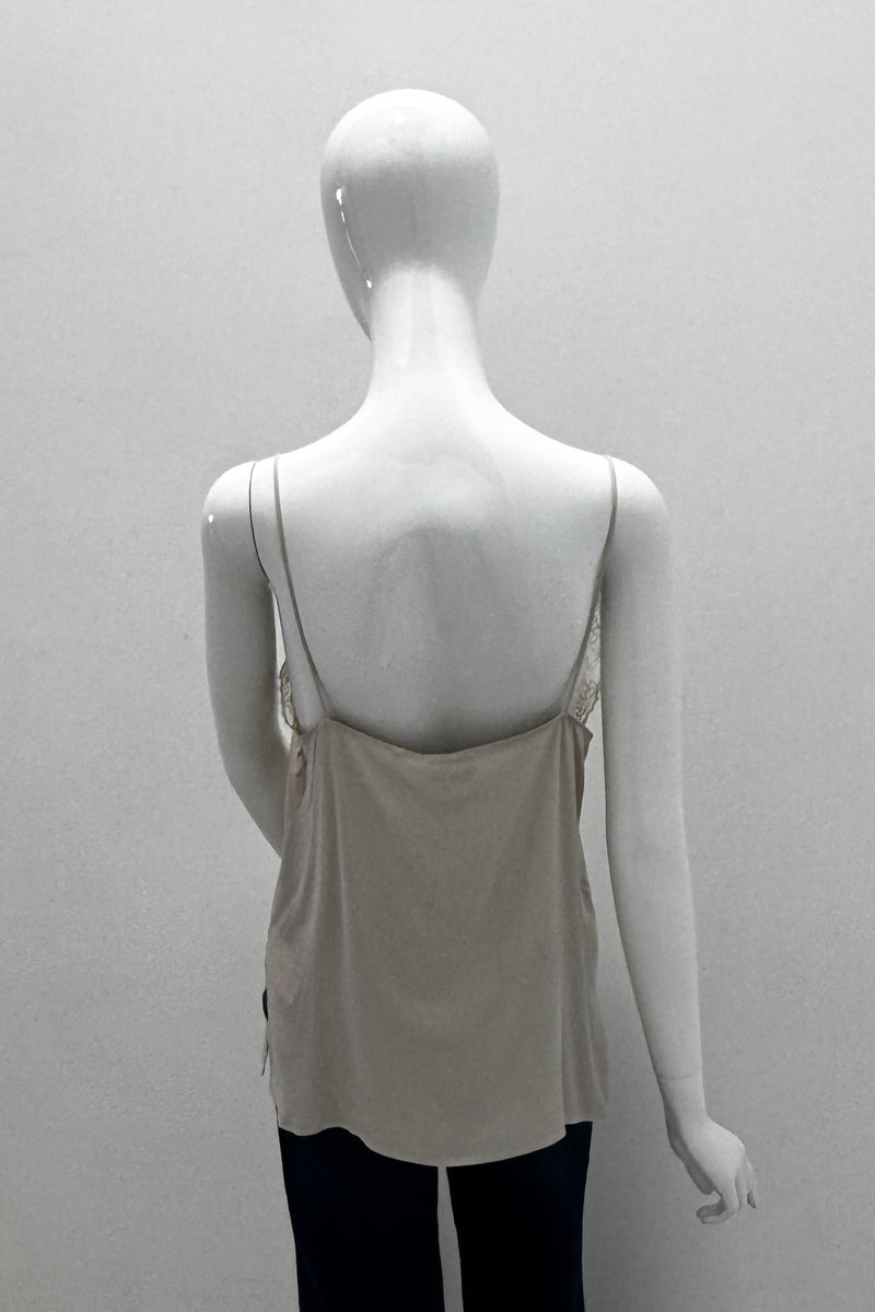 Marella Spuma Silk Camisole With Lace Details