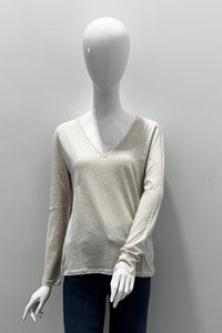 Majestic Filatures deluxe organic cotton v-neck top