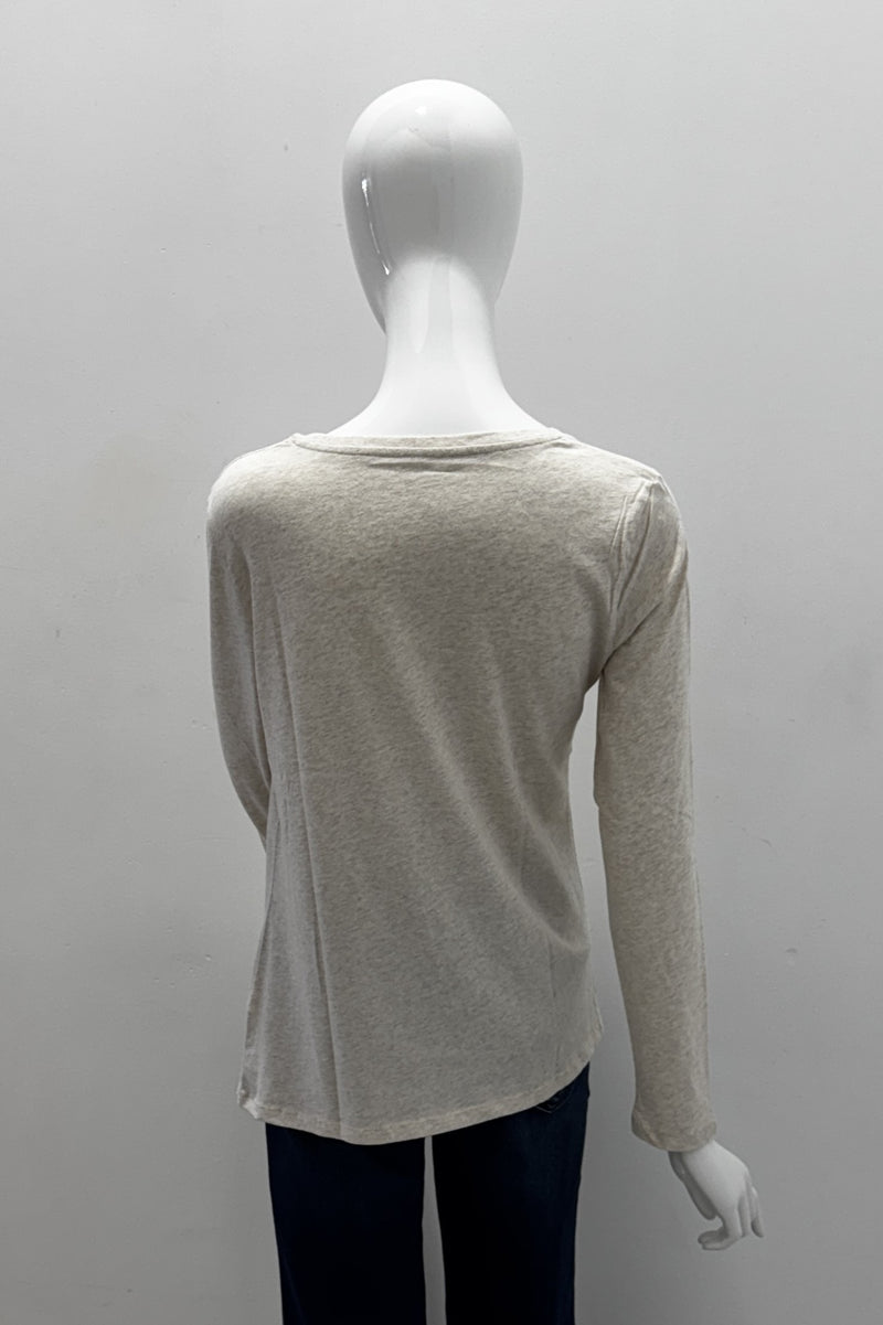 Majestic Filatures deluxe organic cotton v-neck top