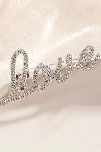 Tres Chic Love Broach