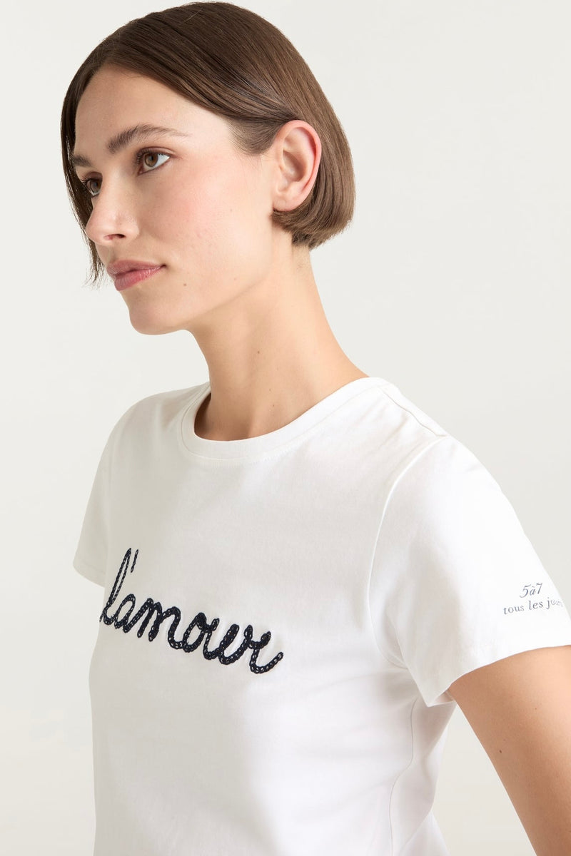 Cinq à Sept Shrunken L'amour Tee