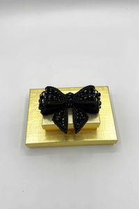 Crystal Bow Pin