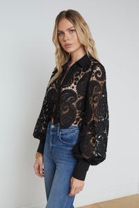 L'Agence Odelia Lace Blouse