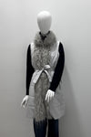 Tonet Neck & Zipper Fur Decorated Vest