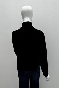 Notshy Black Pola Relaxed Turtleneck Sweater