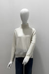 Notshy Ecru Pola Relaxed Turtleneck Sweater