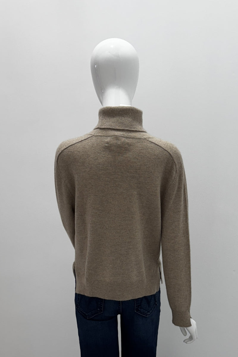 Notshy Sandstone Pola Relaxed Turtleneck Sweater