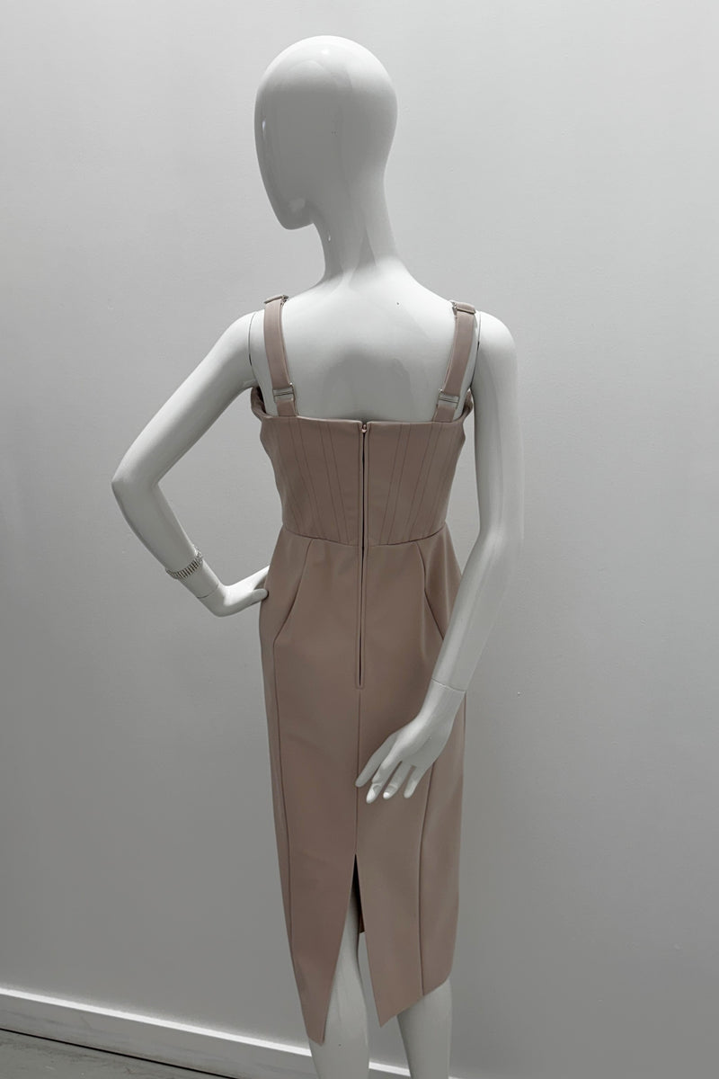 Greta Constantine Toucan Bustier Dress