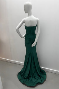 Jessica Angel Corset Slit Evening Gown