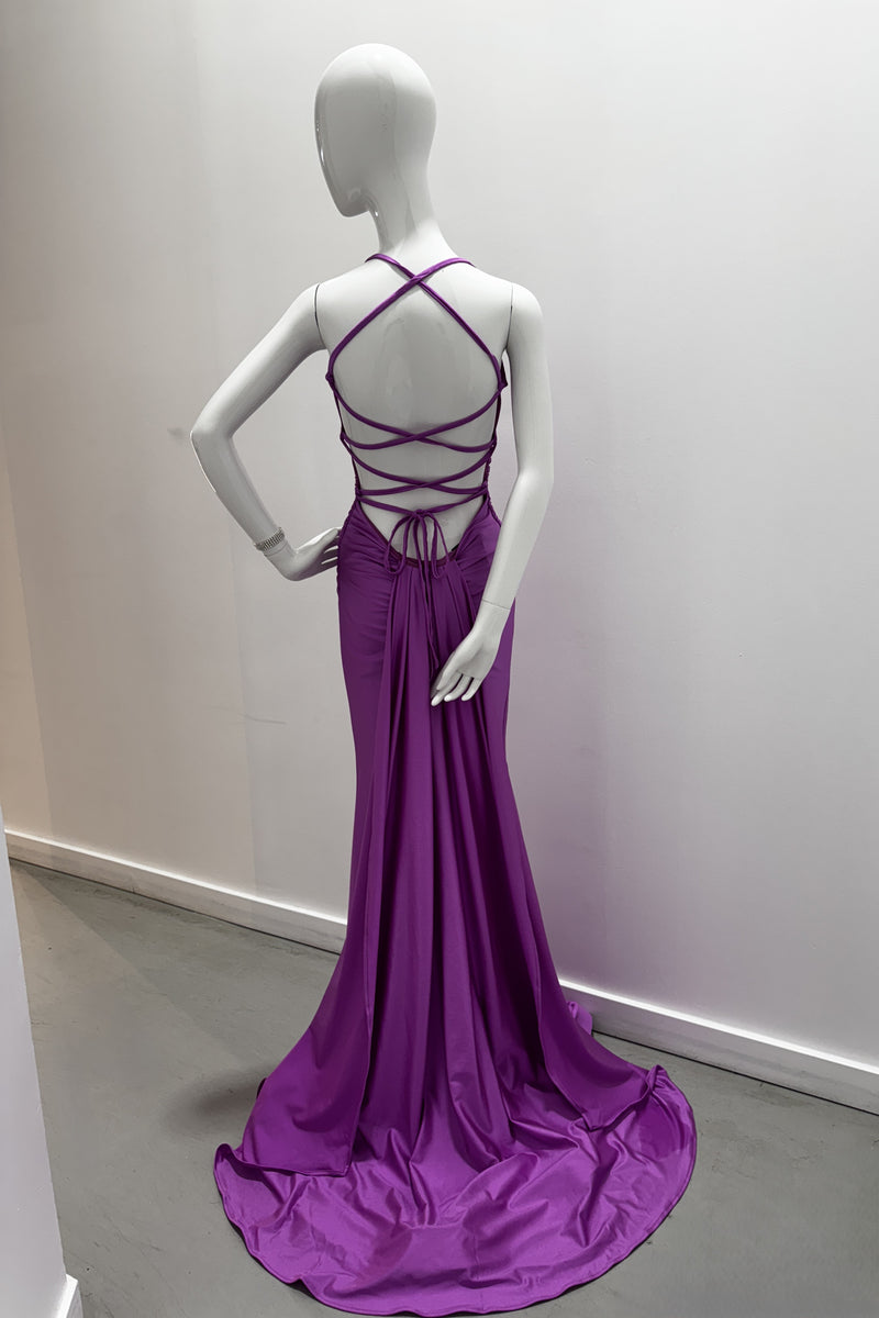 Jessica Angel High Slit Gown