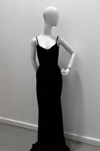 Jessica Angel Open Back Halter Gown