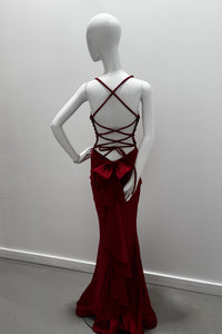 Jessica Angel Ruffle Panel Gown