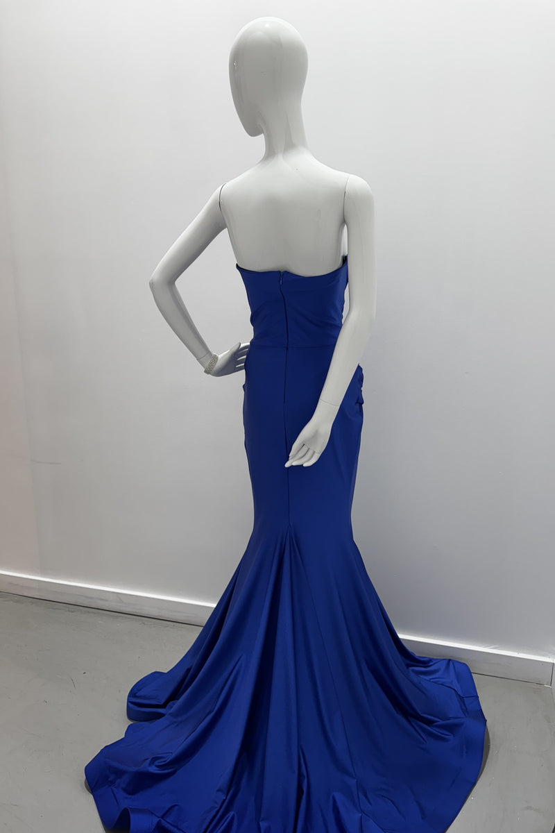 Jessica Angel Ruched Cowl Neckline Gown