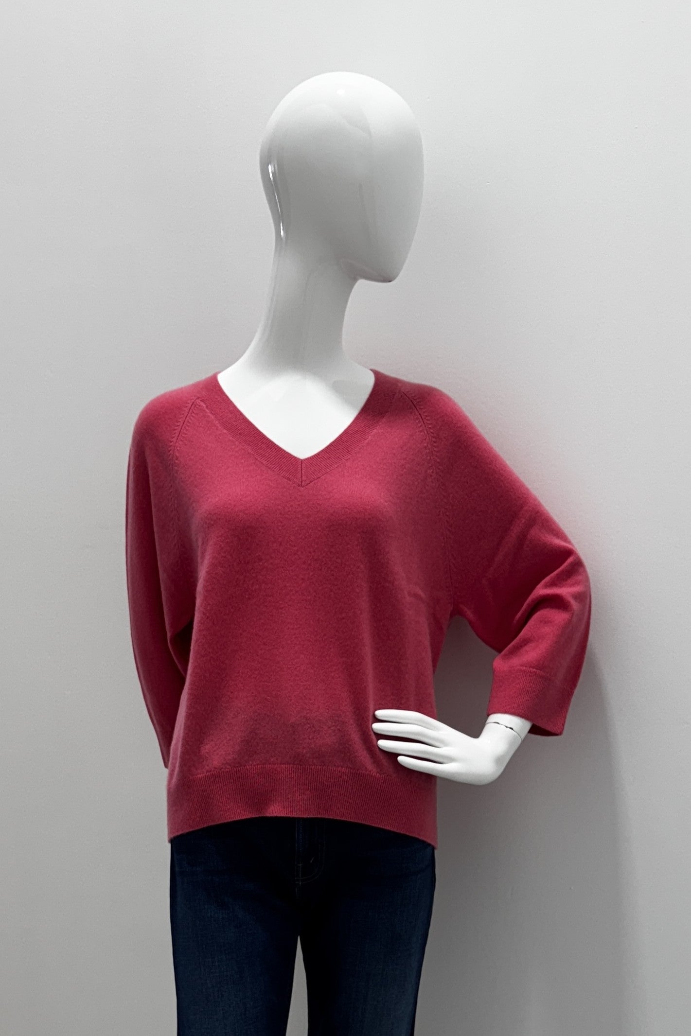 Repeat V-Neck Relaxed Sweater