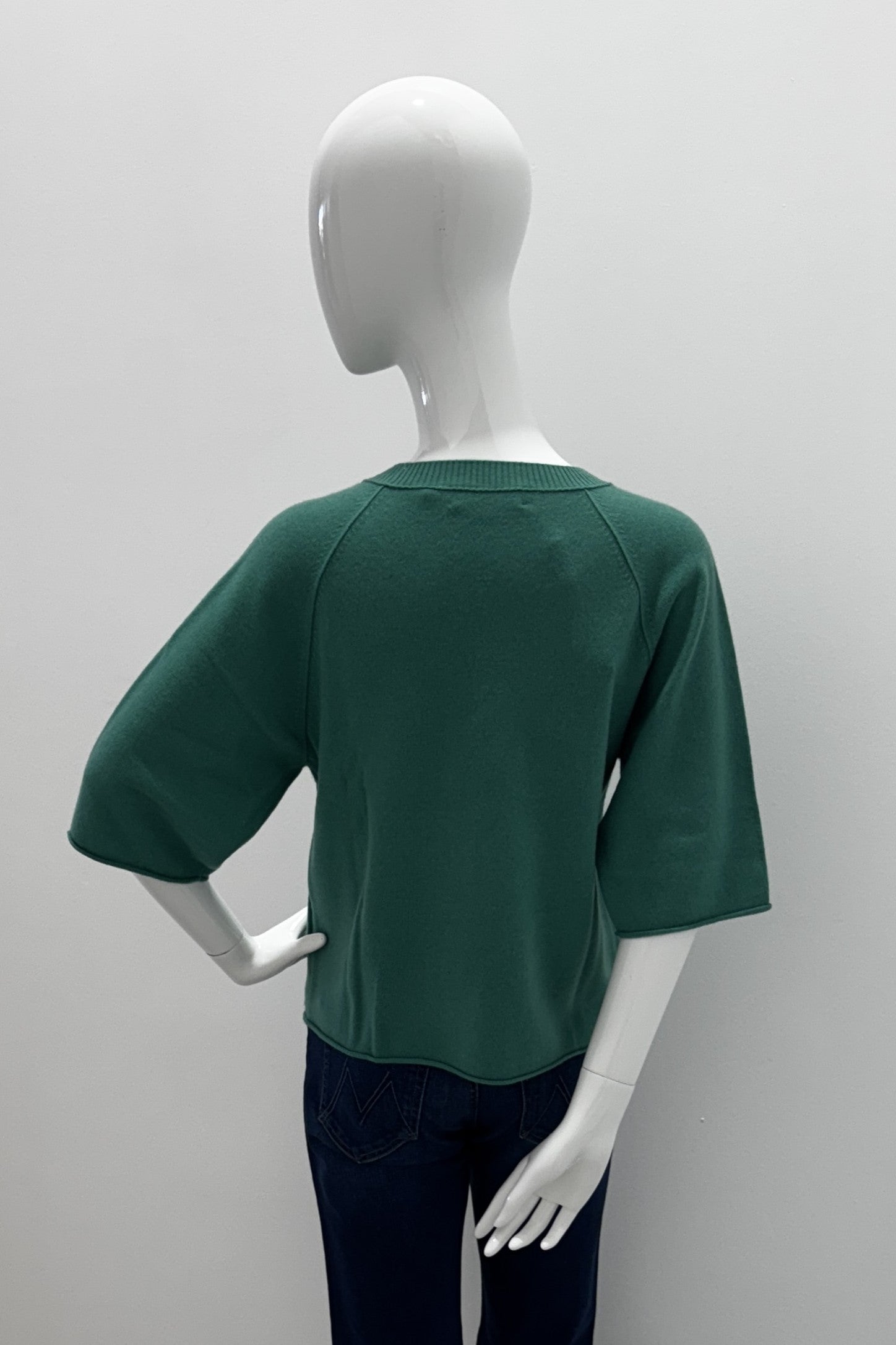 Repeat Relaxed Short-Sleeve Sweater