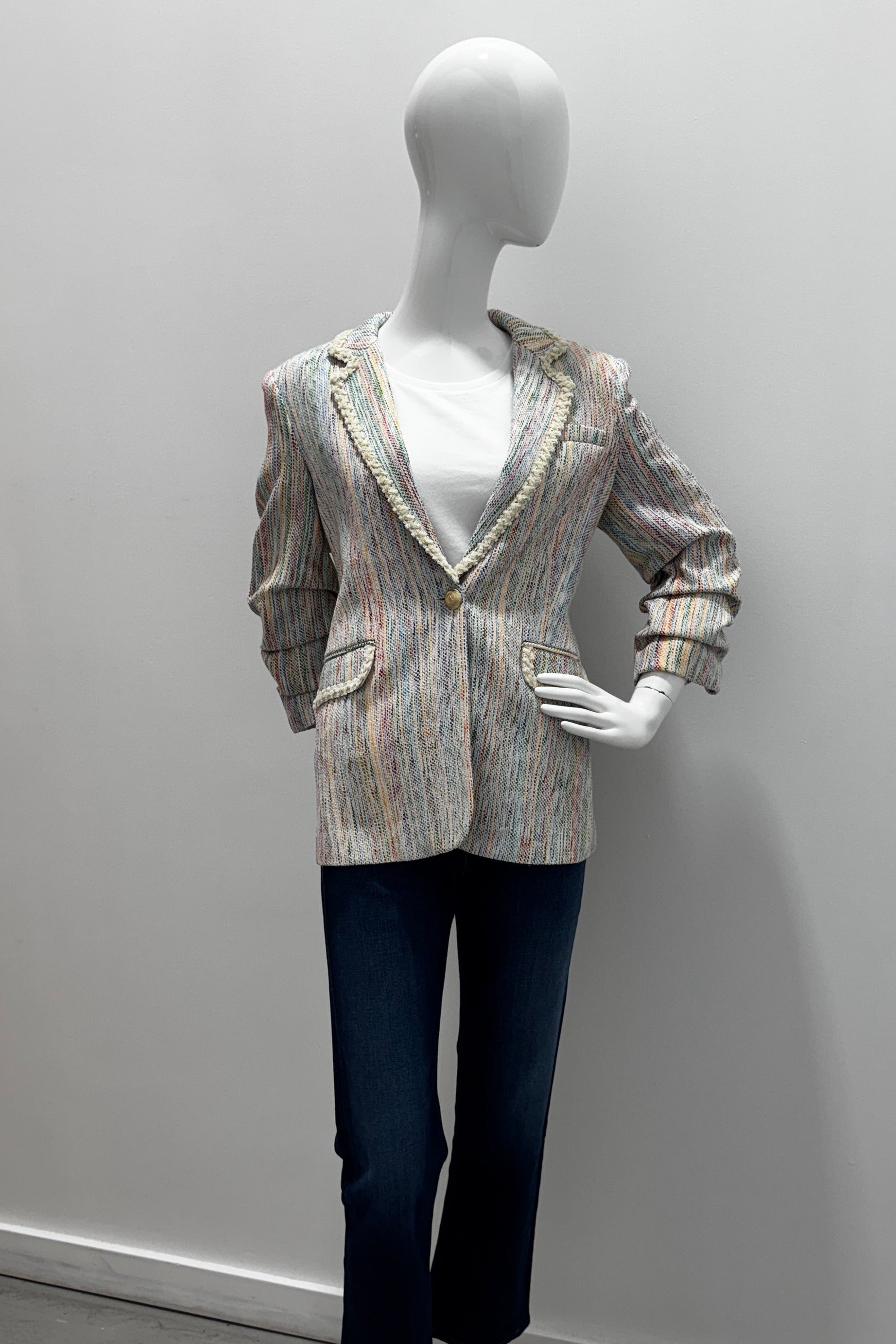 Blazer Khloe en Tweed Prism Multi Cinq à Sept