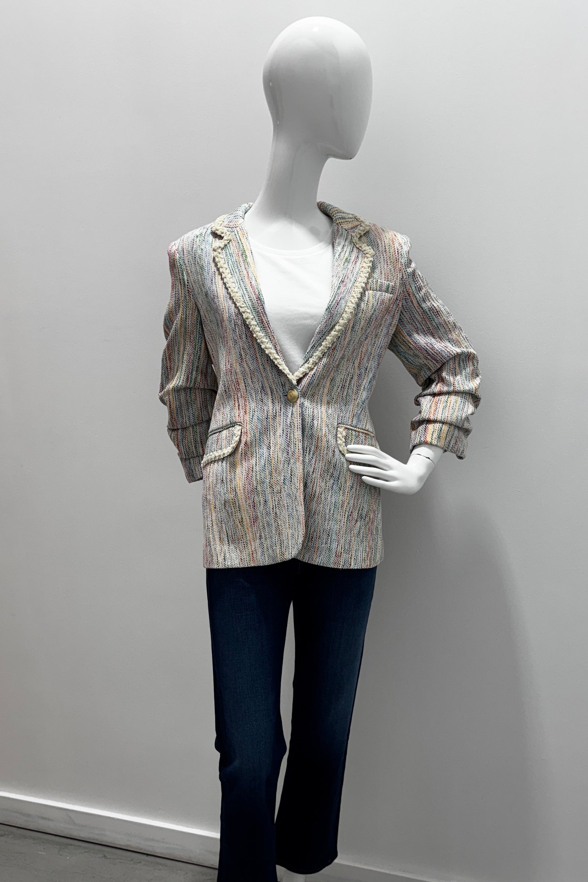 Blazer Khloe en Tweed Prism Multi Cinq à Sept