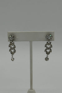 Ensemble collier et boucles d'oreilles Elen Henderson motif fleur