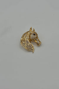 Tres Chic Horse Broach