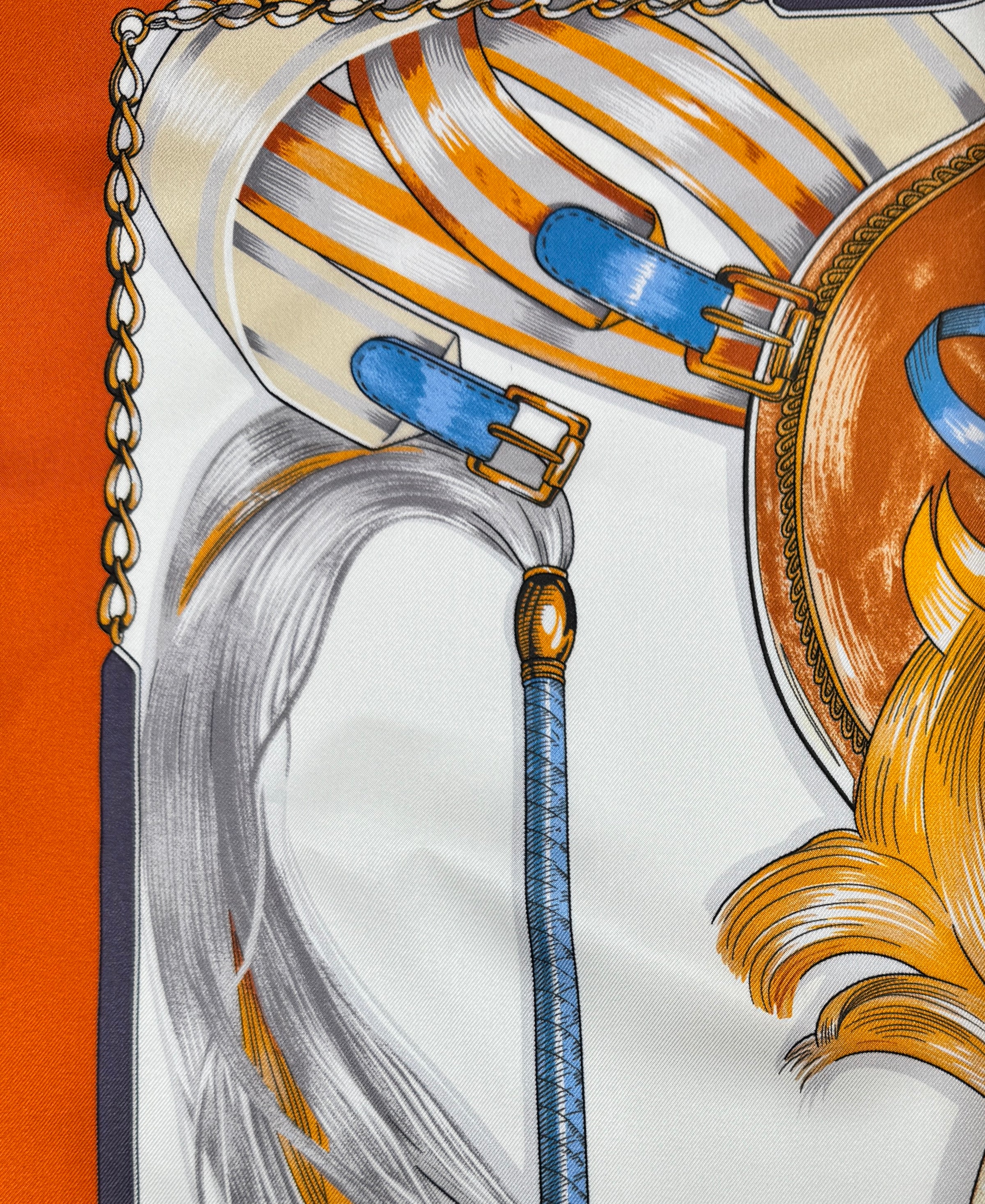 Regal Equestrian Silk Scarf