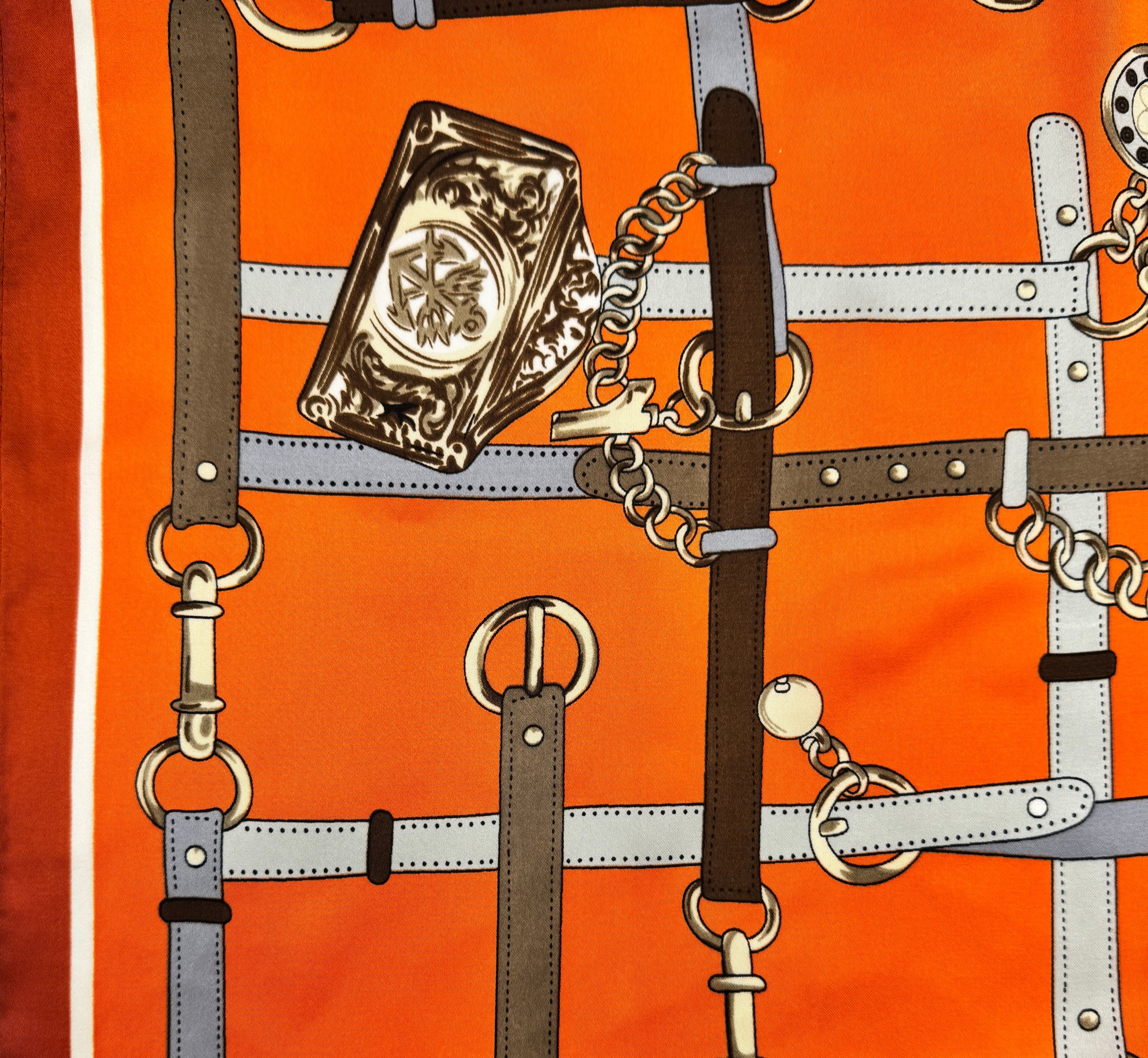 Equestrian Charm Silk Scarf