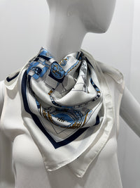 Nautical Voyage Silk Scarf