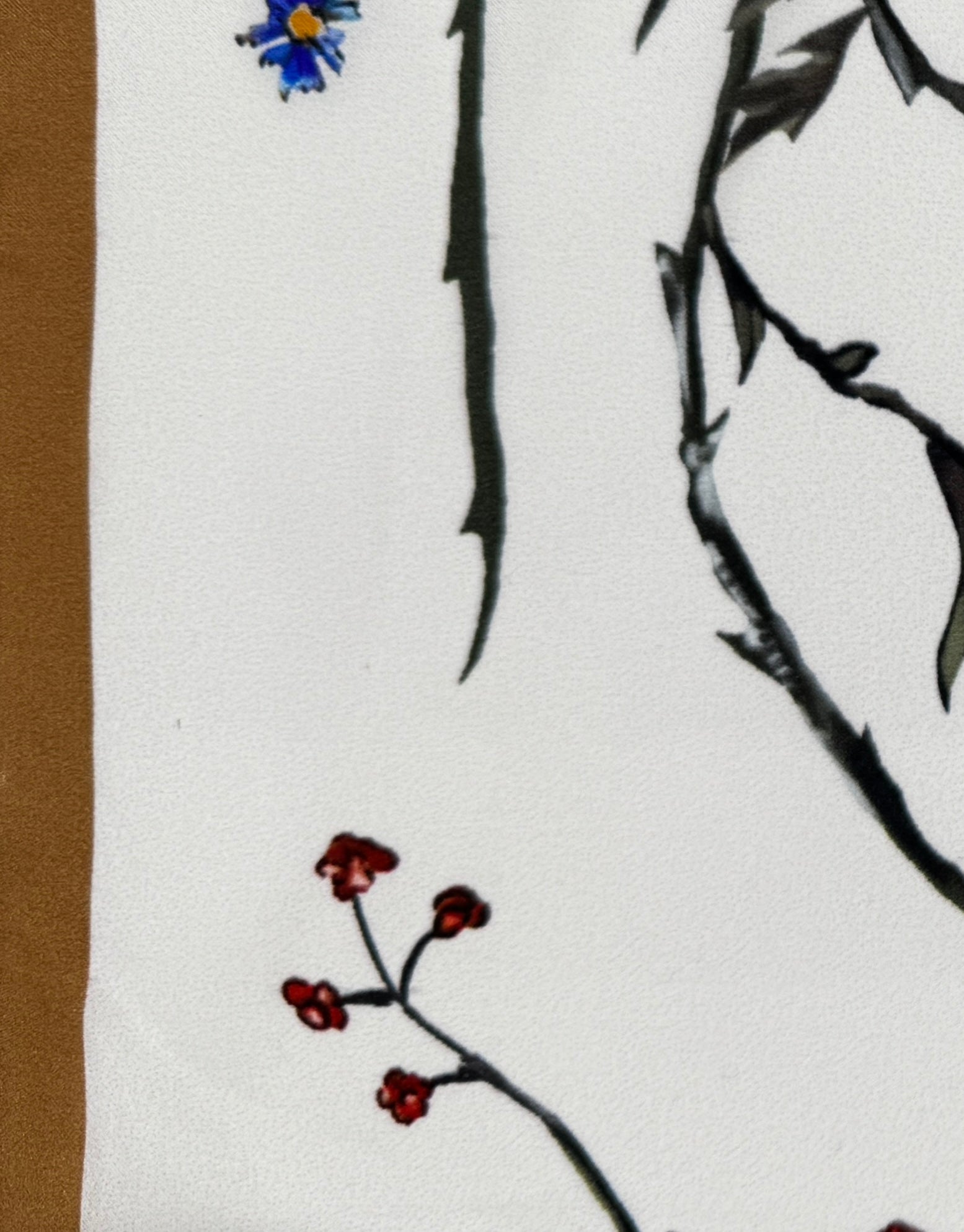 Wildflower Elegance Silk Scarf