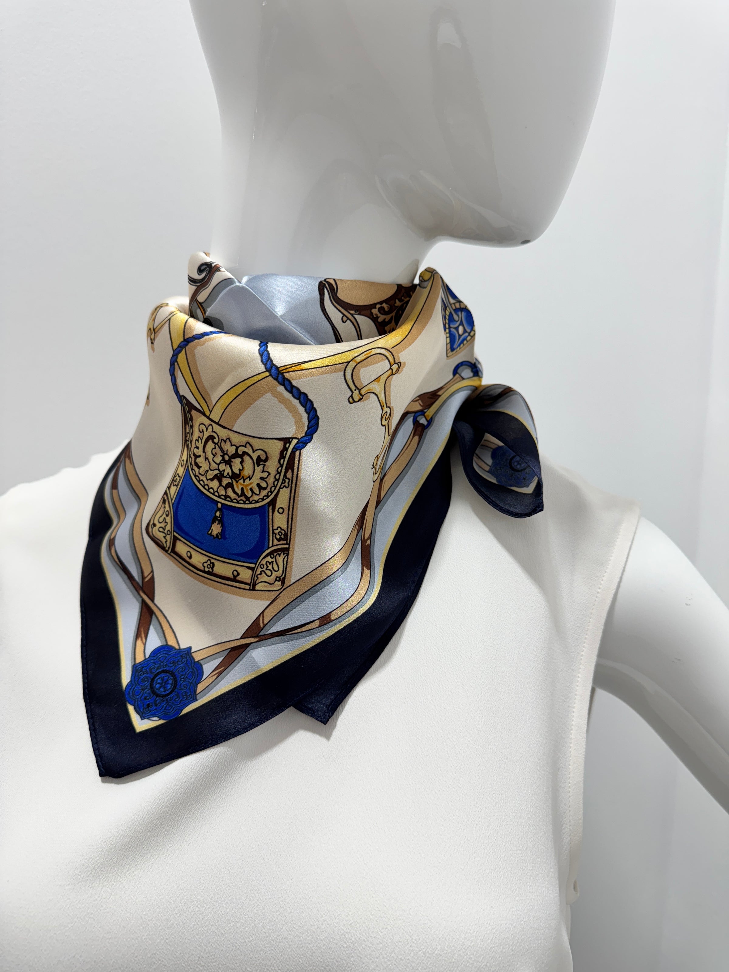 Royal Tack Silk Scarf