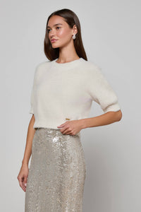 L’Agence Guinevere Cropped Pullover