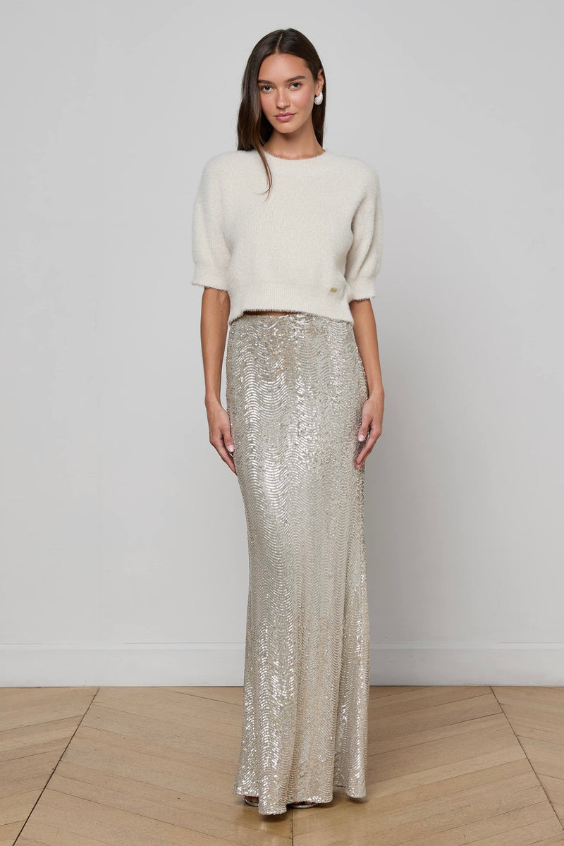 L’Agence Guinevere Cropped Pullover