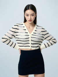 Twinset Striped Cardigan