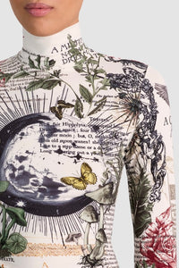 Alice & Olivia Delaina Turtleneck Top