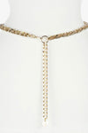 Brave Leather Doone Simple Chain Belt Nude Nappa