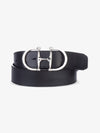 Brave Leather Kasi Belt Black-Silver