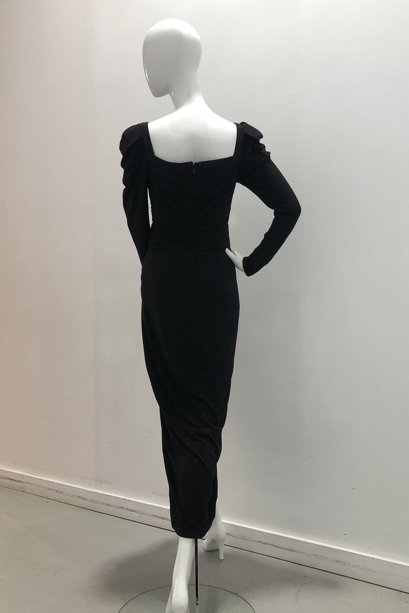 Sweetheart Neckline Jersey Cocktail Gown