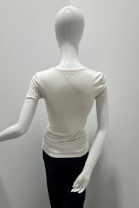 Majestic Filatures Soft Touch S/S Crewneck Cream