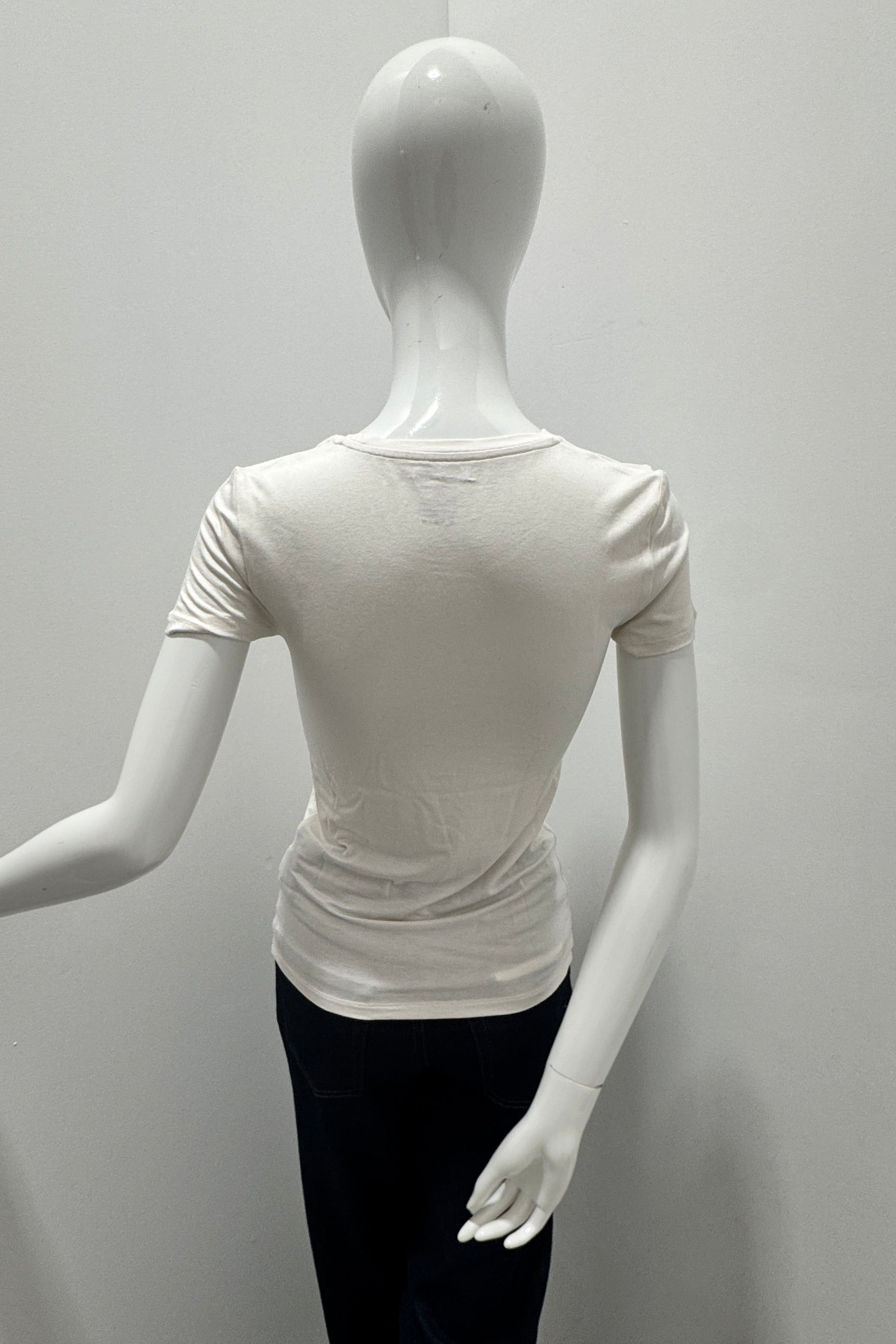 Majestic Filatures Soft Touch S/S Crewneck Cream